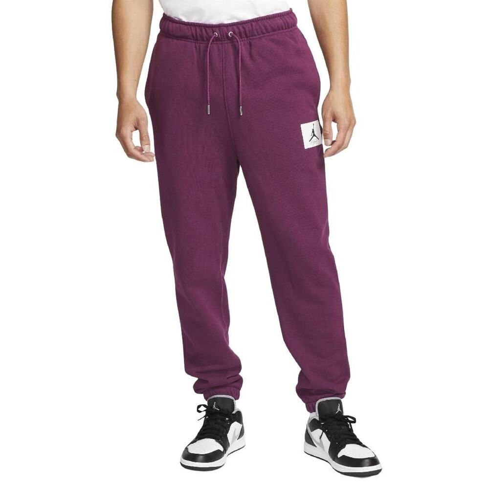 Jordan Essentials Statement Fleece Jogger Pants Men's Medium Purple Patch Lounge